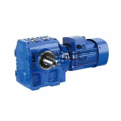 Spiraalvormige wormwielmotor